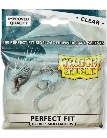 Protectores Dragon Shield: Sideloading Perfect Fit Sleeves - Clear - Standard (100pzs)