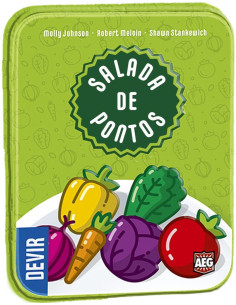 Imagen de la caja del juego de mesa Ensalada de Puntos