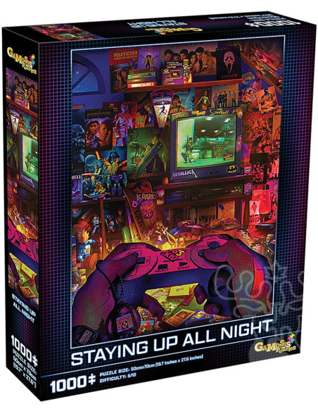 Staying Up All Night - Puzzle 1000 pieces