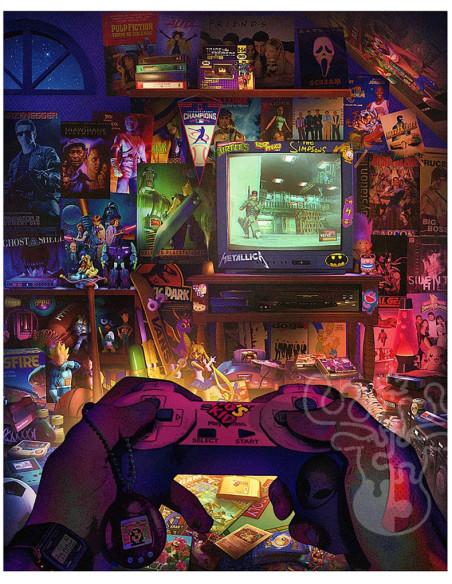 Staying Up All Night - Puzzle 1000 pieces
