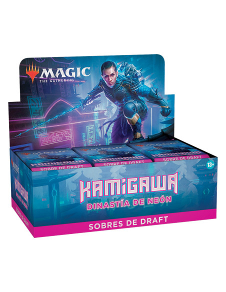 MTG Caja de sobres de Draft: Kamigawa: Neon Dynasty (Español)