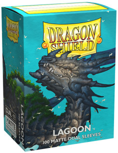 Protectores Dragon Shield: Dual Matte - Lagoon (100pzs) -...